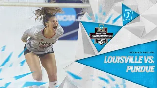 Louisville vs. Purdue: 2022 NCAA volleyball second round highlights