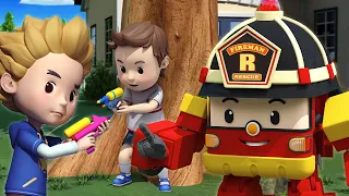 Ne Joue pas Parmi les Voitures | Classe de Sécurité Avec Robocar POLI | Robocar POLI télé