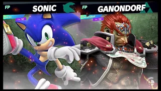 Super Smash Bros Ultimate Amiibo Fights   Request #10466 Sonic vs Ganondorf Stamina battle