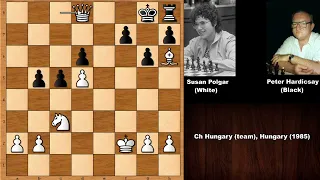 Susan Polgar vs Peter Hardicsay (1985)