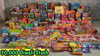 30,000Rs worth Diwali Stash || Unboxing of Crackers Worth 30,000₹ || Crackers Stash || Biggest Stash