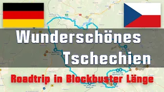 🇩🇪 - 🇨🇿  Piaggio MP3 500 - Wunderschönes Tschechien -  Roadtrip in Blockbuster Länge