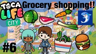 Toca life city | grocery shopping!! #6