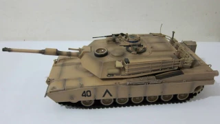 1/18 BBI Elite Force Marine U S Army M1A1 Abrams Battle Tank
