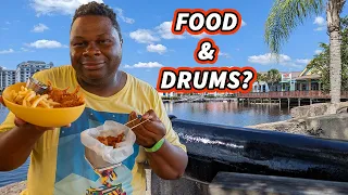 Disney's Caribbean Beach has live music 🏝️ Disney World Banana Cabana food review