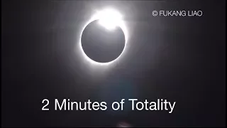 [4K] 2017 Solar Eclipse - 2 Minutes of Totality