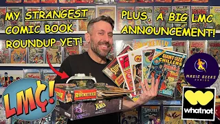 My Strangest Comic Book Roundup Ever! PLUS…  a BIG Lunch Money Comics Announcement!