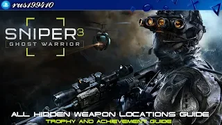 Sniper Ghost Warrior 3 - All Hidden Weapon Locations Guide [PS4] rus199410