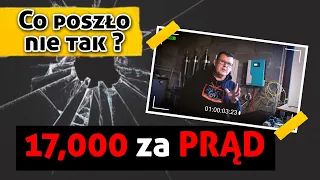 17.000 za PRĄD!!!  Co poszło nie tak? Ogrzewanie elektrycznym piecem.