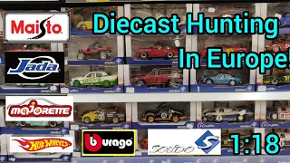 Solido, Maisto, Bburago 1:18. Diecast Hunting in Europe, Cora. Matchbox Hot Wheels Majorette