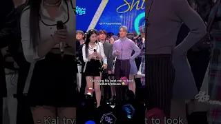 Real life Kdrama moment between Jennie, Kai & Mino 🥹 #shorts | Kpopinfinitely