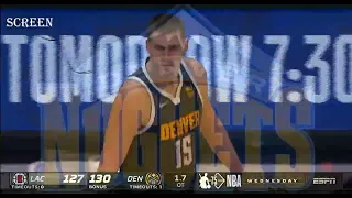 Nikola Jokic AMAZING ASSIST FOR WIN Clippers vs Nuggets HIGHLIGHTS