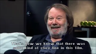 ABBA : The Movie interview BENNY,  BJÖRN Lasse Hallström  with Carl Magnus Palm