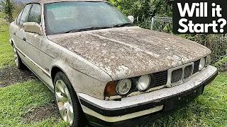 Abandoned e34 BMW 535i | First Start After 12 Years