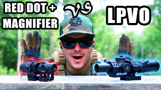 Red Dot & Magnifier vs LPVO
