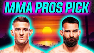 MMA Pros Pick ✅ Dustin Poirier vs. Benoit Saint Denis 👊 UFC 299