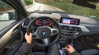 2020 BMW X3 xDrive20d M - pov test drive