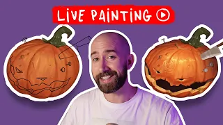 Carving a DIGITAL Pumpkin Round #2 - Pumpkin Carving Challenge 2022