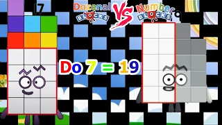 Dozenal Blocks VS Numberblocks From Do to 2 Do 6 Learn Counting Math