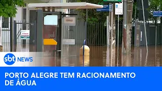 Porto Alegre decreta racionamento de água em meio à crise hídrica | #SBTNewsnaTV (07/05/24)