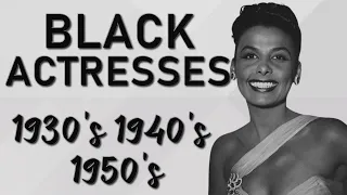 Classic Hollywood Black Actresses