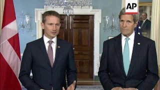 Kerry Applauds Danish Help in Fighting ISIL