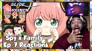 Spy x Family Episode 7 Reaction | ANYA'S APOLOGY WAS A CRITICAL HIT ON DAMIAN!!!