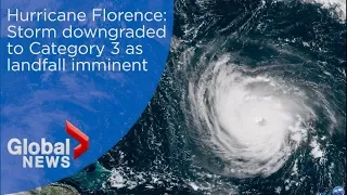 Hurricane Florence: Storm downgraded to Category 3 as landfall imminent