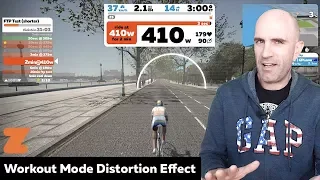 Swift Zwift Tip: Disable Workout Mode Distortion Effect