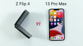 Samsung Z Flip 4 vs iPhone 13 Pro Max | SPEED TEST!!