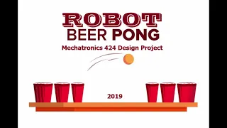 Robot beer pong