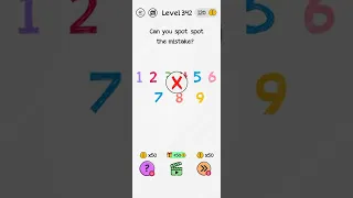Braindom: 🤖✅ Level @342 (Android, ios) Gameplay #Youtube Shorts #PlayGo!