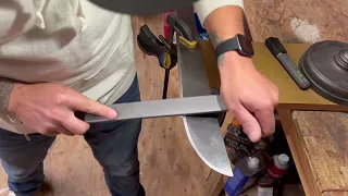 How to properly sharpen a new machete! Simple and easy!