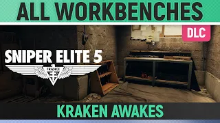 Sniper Elite 5 - Kraken Awakes - All Workbench Locations 🏆 DLC 5