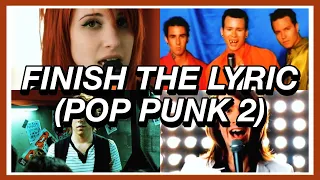 Finish The Pop Punk Lyrics - PART 2!🍕