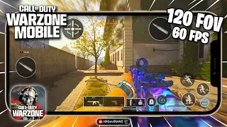 WARZONE MOBILE 60 FPS UNLOCKED MAX GRAPHICS 120 FOV GAMEPLAY