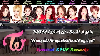 🎵 TWICE (트와이스) - Do It Again (다시 해줘) Karaoke/Instrumental with Lyrics and Dance | Spectral KPOP