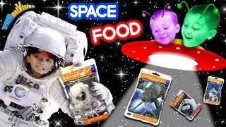 EATING IN SPACE! Astronaut Food w  Lexi! FUNnel V Taste Test Review