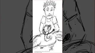 Thanksgiving Turkey Troubles - A #roughanimation #shorts #funny #animation  #drawing #cartoon