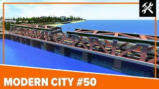 Modern City #50: Truss Bridge - Minecraft Timelapse