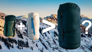 Using Two Sleeping Bags / Quilts for Winter Camping