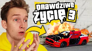 GTA V PRAWDZIWE ŻYCIE #24 MUSTANG WYBUCHŁ! 💥 [S3]