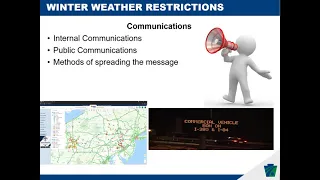 PA Winter Weather Restrictions with PennDOT