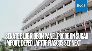 Senate blue ribbon panel probe on sugar import, DepEd laptop fiascos set next