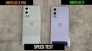 OnePlus 9 vs  OnePlus 9 Pro: Speed Test comparison