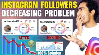 Instagram Followers Decreasing Problem | Instagram Followers Down Problem | Instagram Followers
