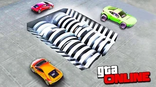 ЧУТЬ НЕ ПРОВАЛИЛСЯ В ГИГАНТСКИЙ БЛЕНДЕР НА НЕРЕАЛЬНОМ ДЕРБИ В GTA 5 ONLINE