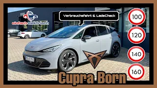 🚘 Cupra Born 🪫 Verbrauchsfahrt & LadeCheck 🤔 wie effizient ist er wirklich⁉️