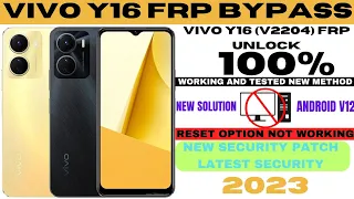 HOW TO REMOVE FRP LOCK AND GOOGLE BYPASS VIVO Y16(V2204) 💯% WORKING AND TESTED NEW METHOD