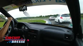 106 Sport (75) VS CLIO 3 RS (197) ?! 106 Sport 1.4L 8s - Circuit de Bresse